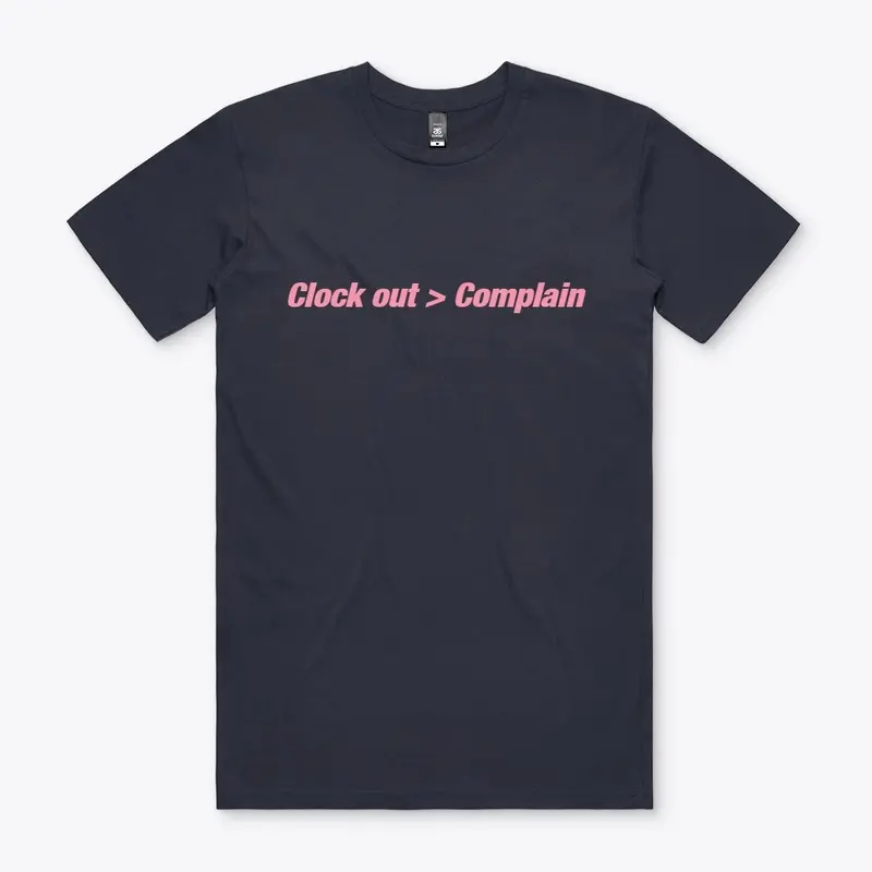 CLOCK OUT TEE